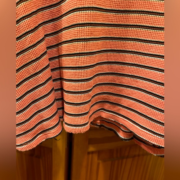 We the Free striped black orange sweater sz M - Picture 3 of 4
